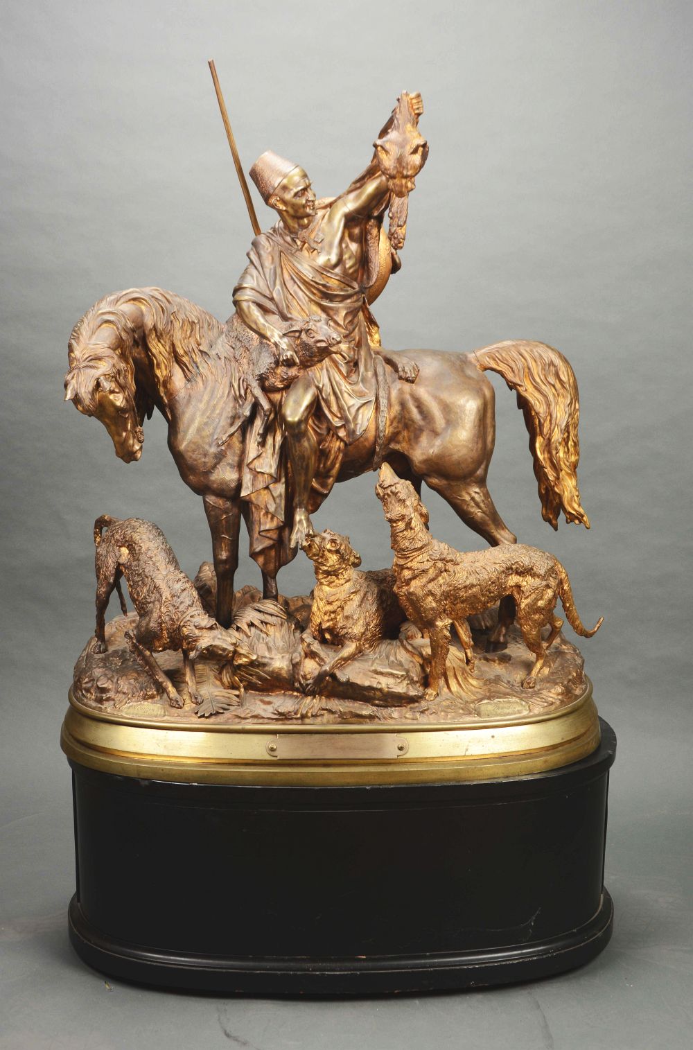 Adalbert Waagen comparable auction result: adalbert waagen 1833 1898 german kabyle au retour de la chasse the berber hunter