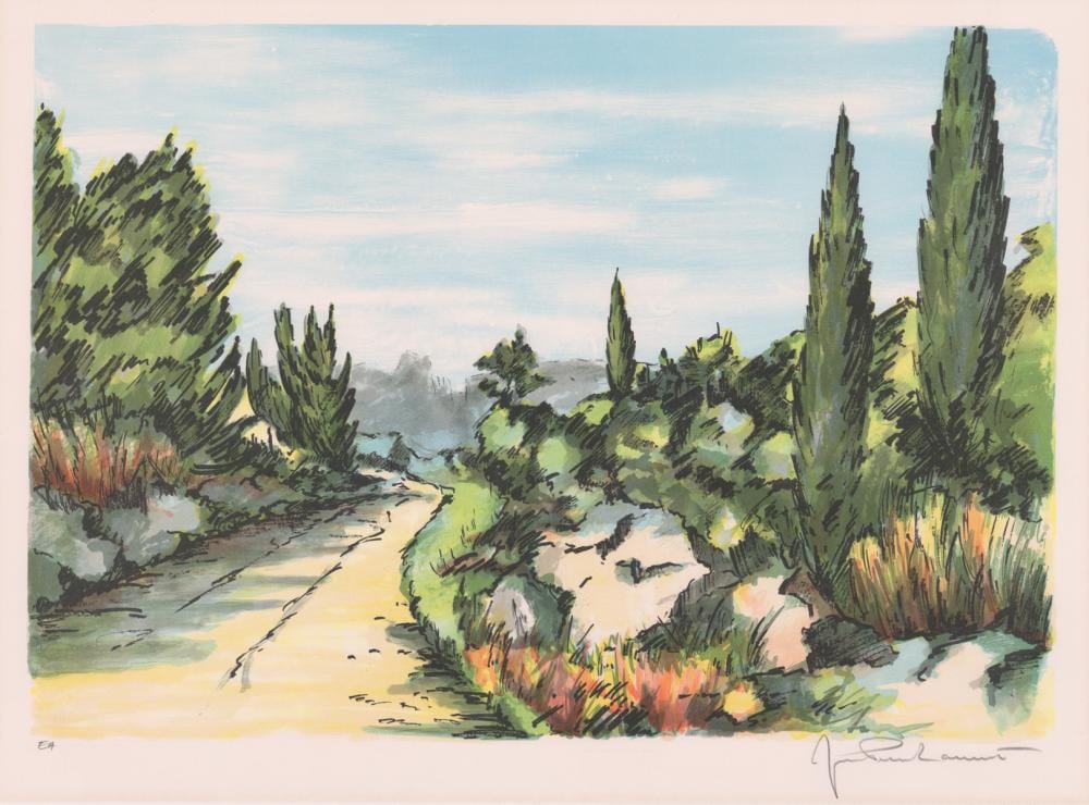 Jean Pierre Laurent comparable auction result: jean pierre laurent lithograph