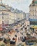 Camille Pissarro (1830-1903) - La Rue Saint-Lazare, temps lumineux comparable sale