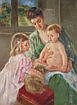 Mary Cassatt (1844-1926) - Children Playing with a Dog comparable sale