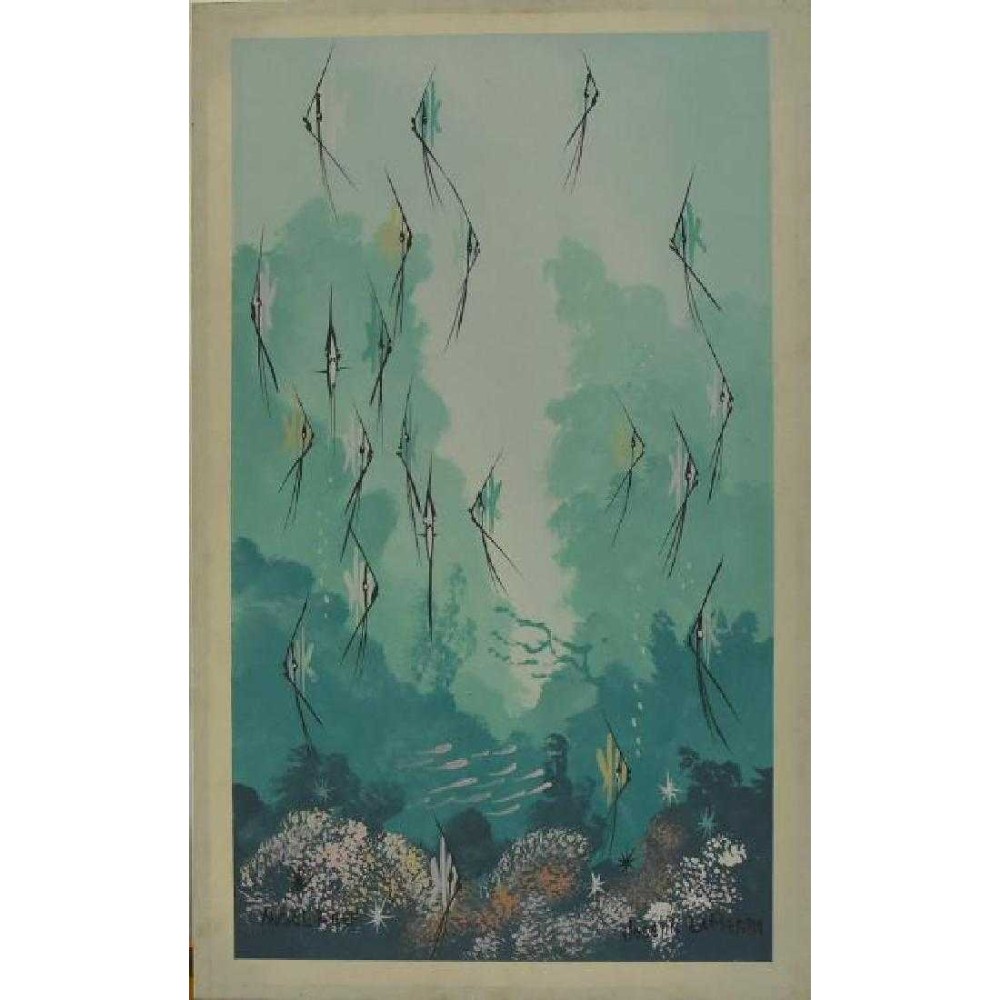 Joseph La Pierre comparable auction result: original joseph la pierre angel eyes acrylic
