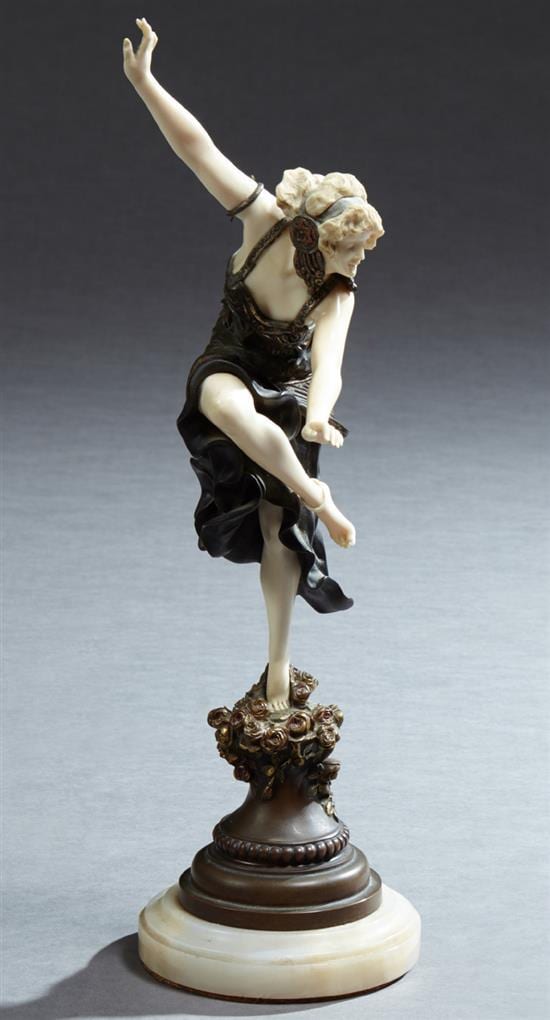 claire jeanne robertine colinet 1880 1950 french danseuse early 20th c patinated bronze and bone figure · Crescent City Auction Gallery · 2018-11-17 Claire Jeanne Robertine Colinet comparable auction result: claire jeanne robertine colinet 1880 1950 french danseuse early 20th c patinated bronze and bone figure