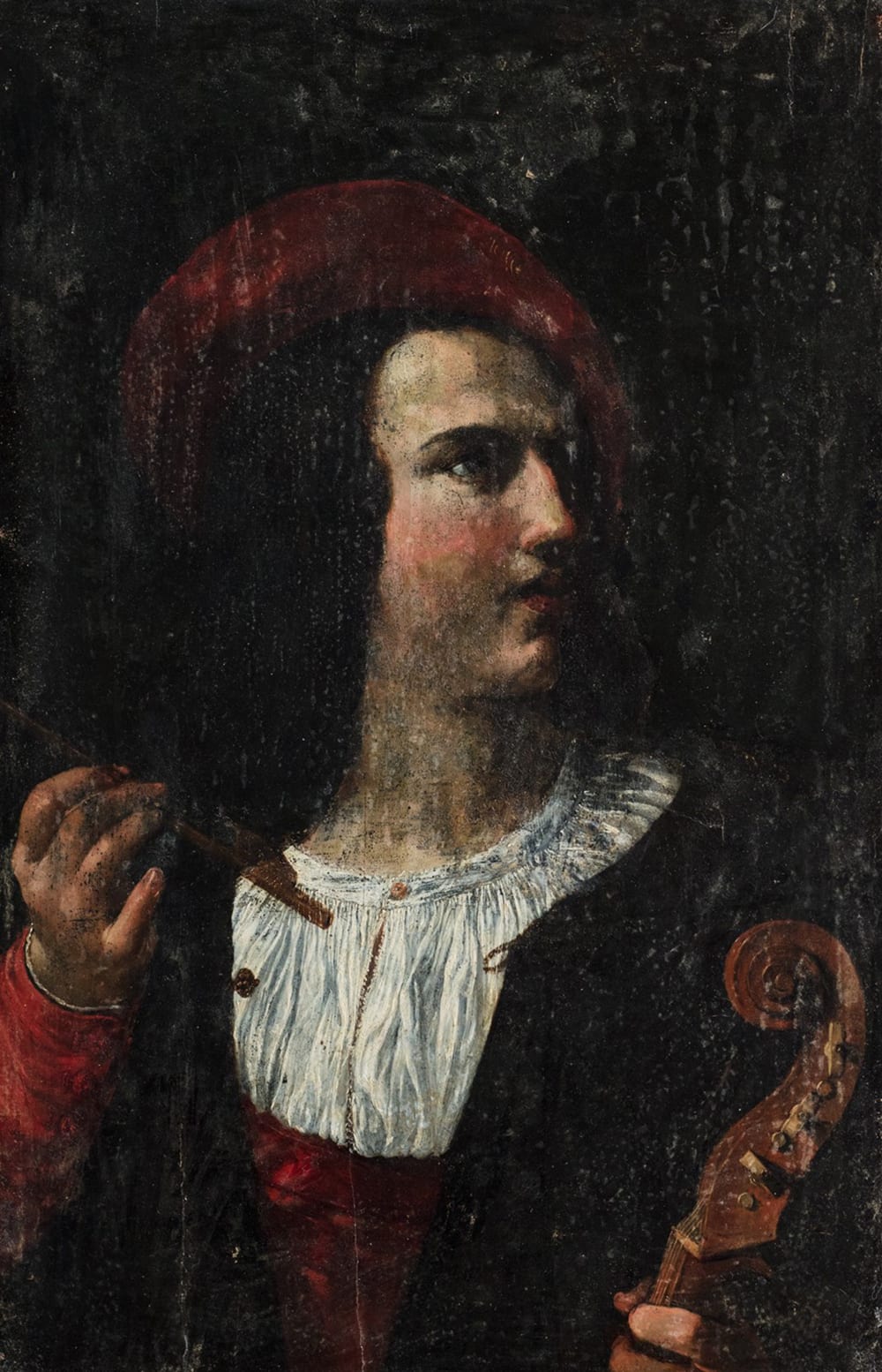 Angelo Caroselli comparable auction result: angelo caroselli roma 1585 1652 4234 giovane musico