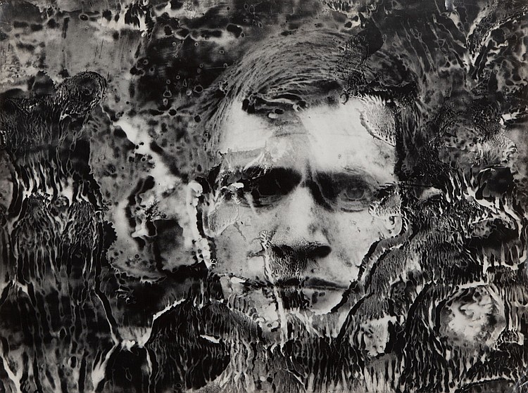 Jozef Robakowski comparable auction result: jozef robakowski b 1939 self portrait 1967