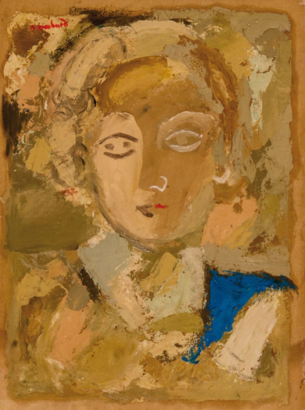 Alfred Lombard comparable auction result: alfred lombard 1884 1973 adorable jeune fille