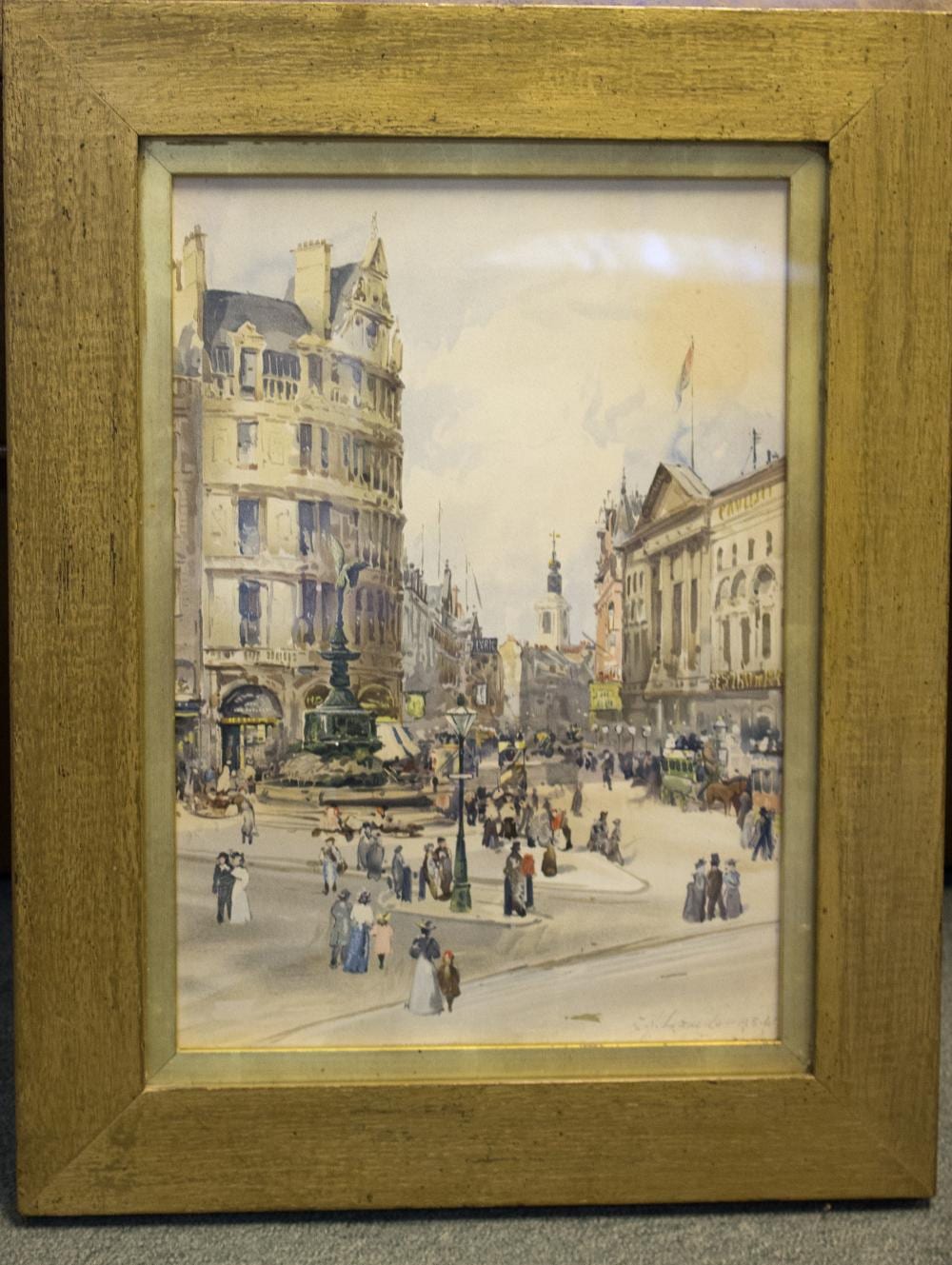 Charles James Lauder comparable auction result: charles james lauder british 1841 1920 piccadilly circus signed print 32cm x 23cm