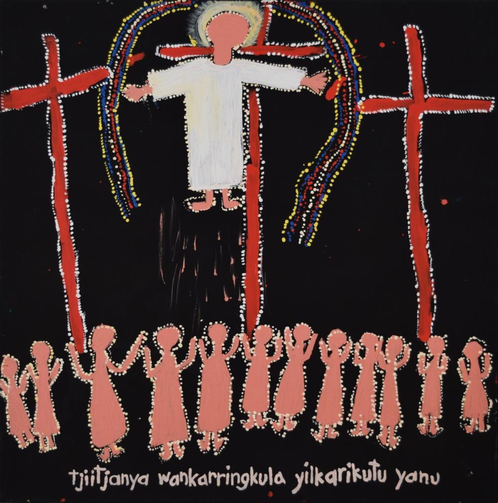Cliff Reid comparable auction result: cliff reid 1948 2010 crucifiction of christ 2005