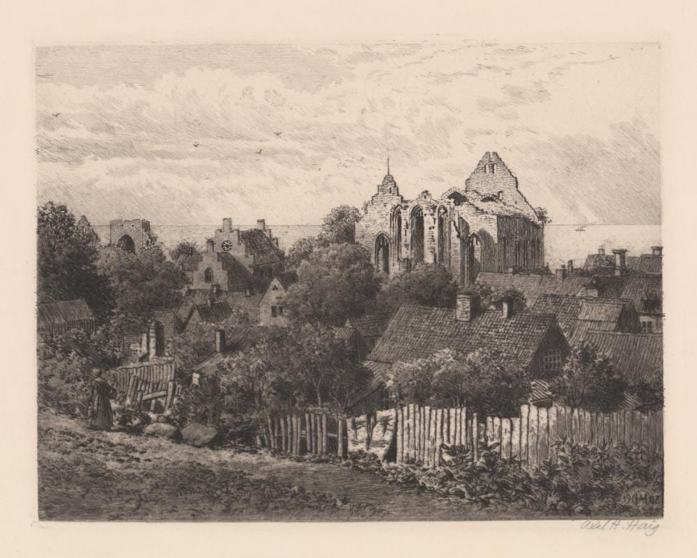Axel Herman Haig Signed Etching sold by Grant Zahajko Auctions, LLC, lot 94 — auction record photograph