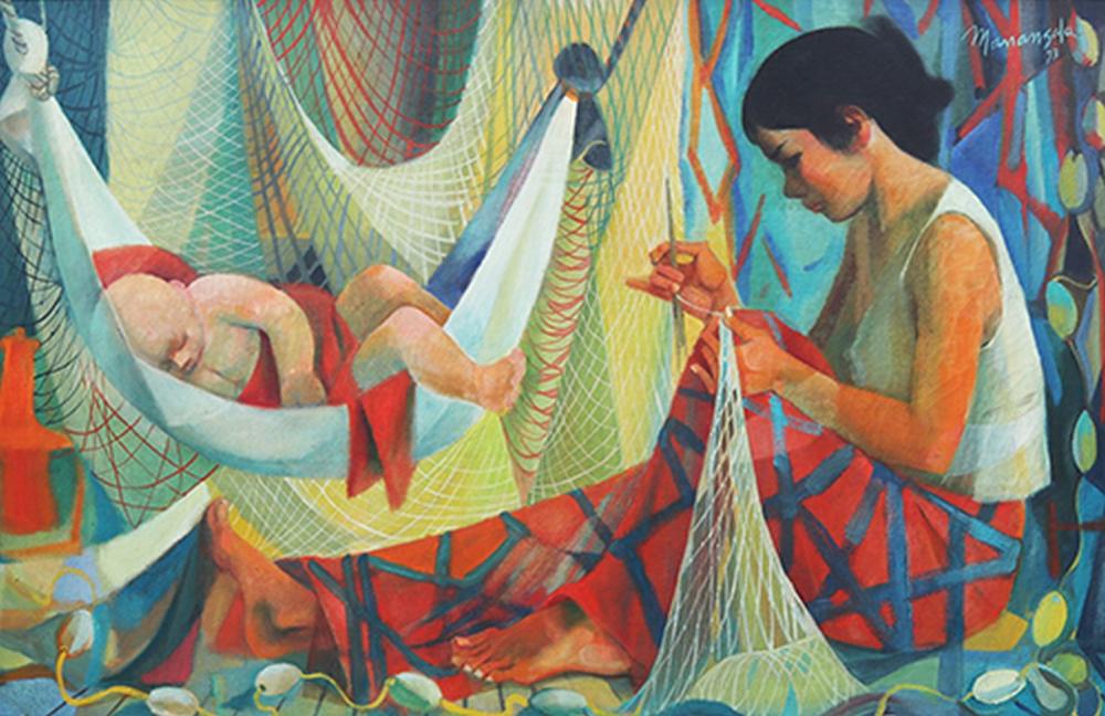 Vicente Manansala (1910-1981) Mother and Child comparable sale