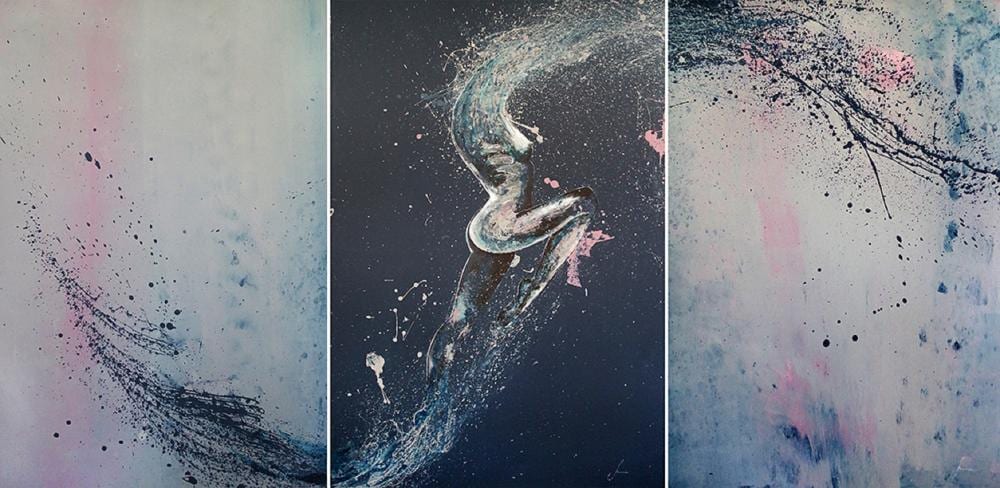 Magda Maciaszek comparable auction result: magda maciaszek self understanding i triptych 2018
