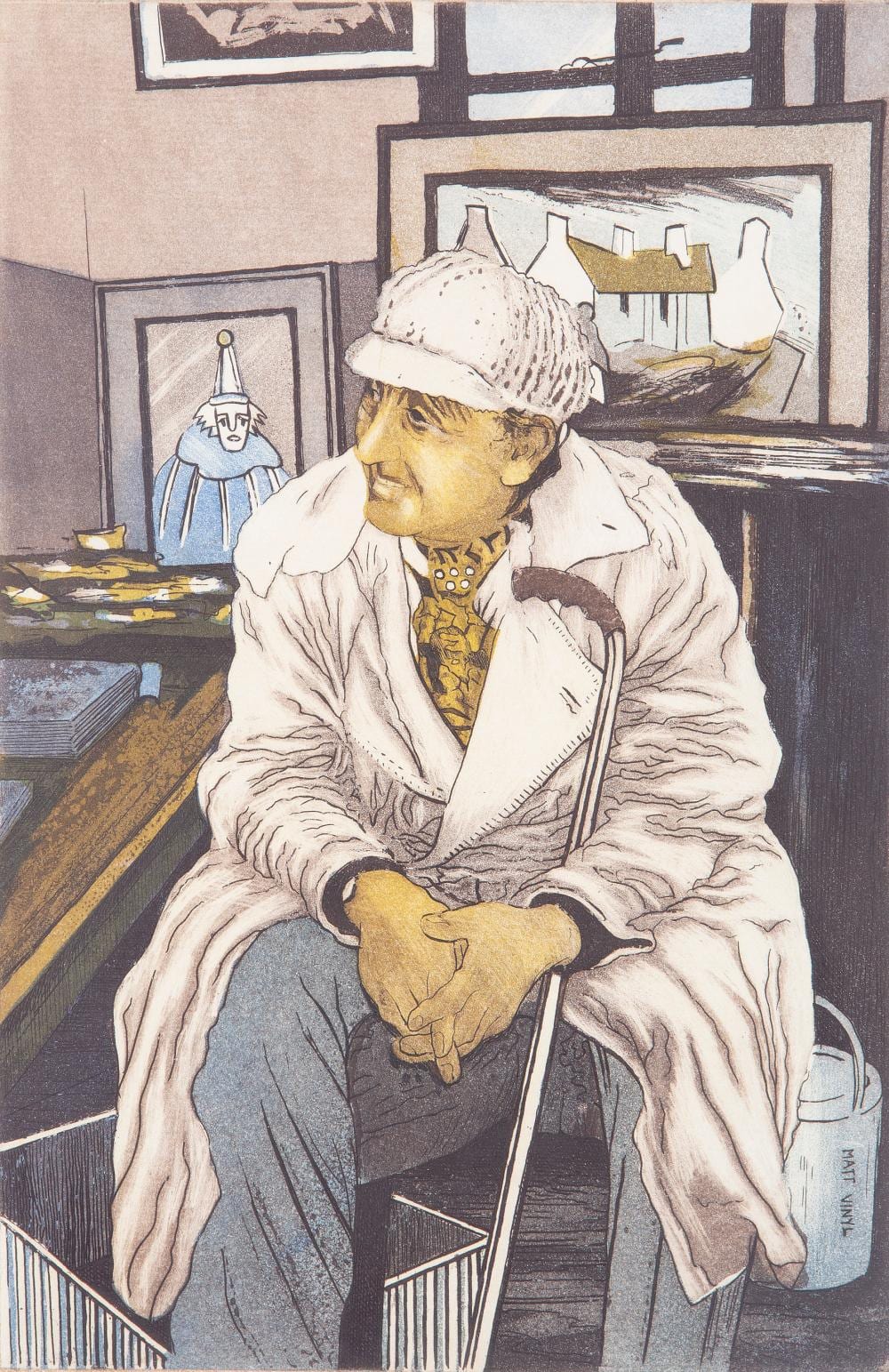 Peter Knuttel comparable auction result: peter knuttel b 1945 markey robinsonlithograph 31 x 20cm 12 x 8 signed inscribed and numbered 7 250
