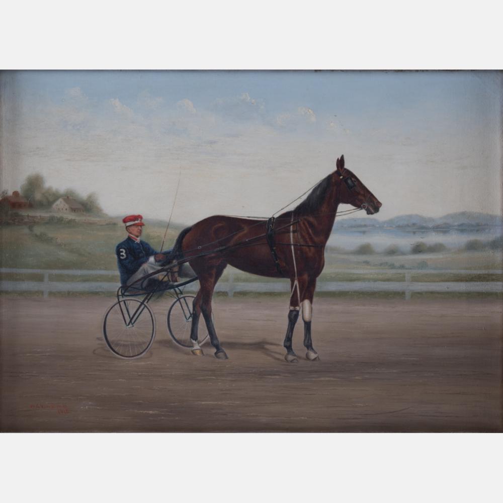 William Garrett Van Zandt comparable auction result: william garrett van zandt american 1857 1942 miss harris m 1918 oil on canvas