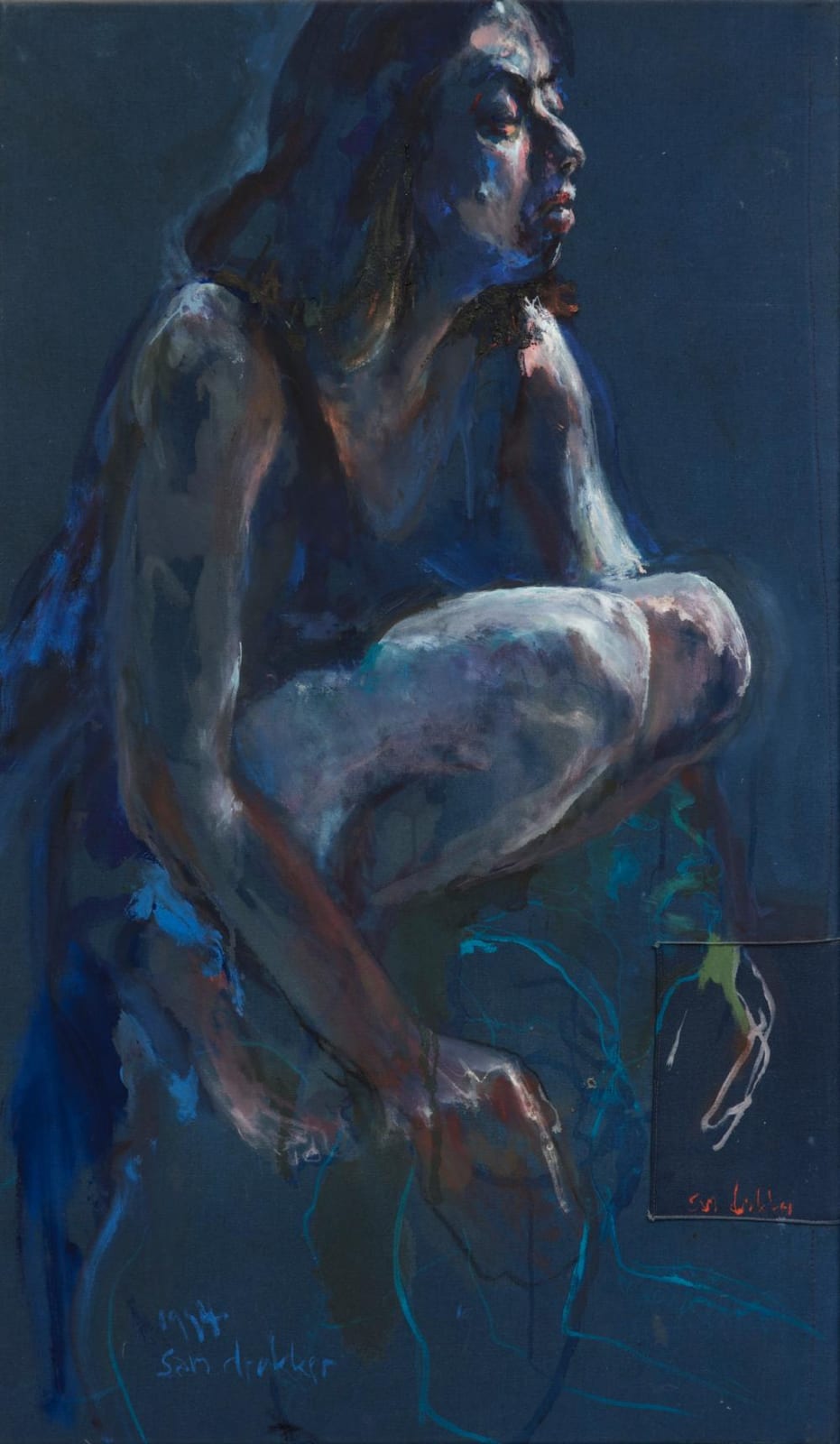 Sam Drukker comparable auction result: squatting woman by sam drukker