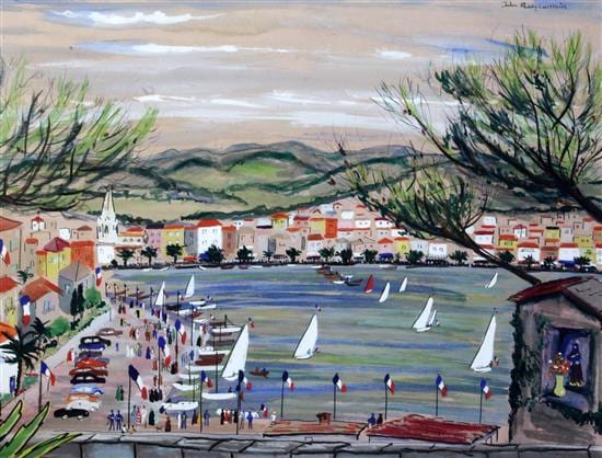 John Paddy Carstairs comparable auction result: john paddy carstairs 1916 1970 the regatta 21 x 29in