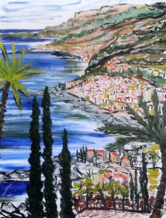 John Paddy Carstairs comparable auction result: john paddy carstairs 1916 1970 looking down on sorrento 19 x 15 5in
