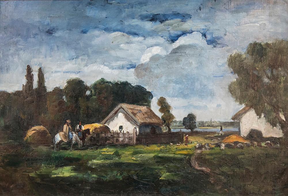 Béla Iványi Grünwald comparable auction result: iv nyi gr nwald b la life on the farm