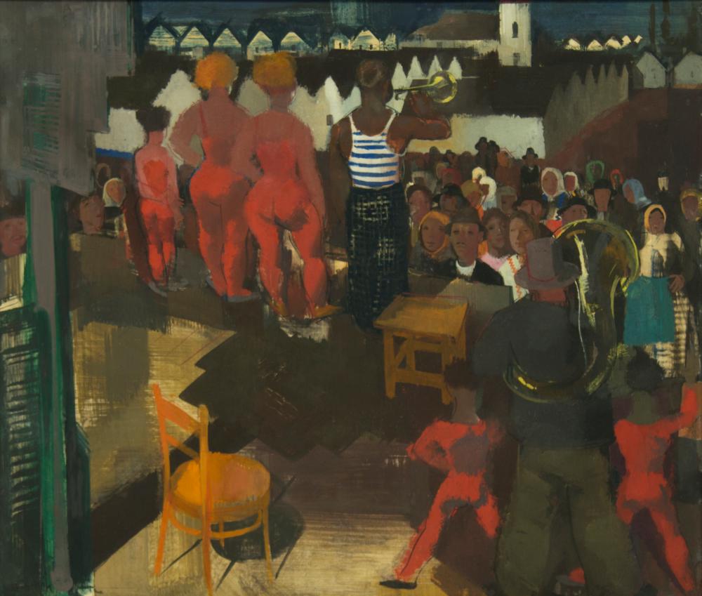 Aba-Novák Vilmos: Wandering comedians, 1930s comparable sale
