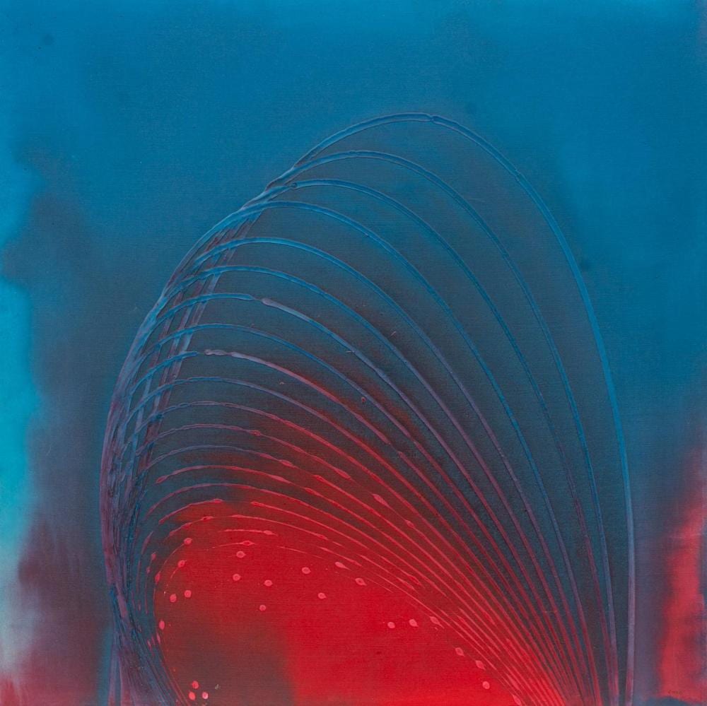 Ralph White comparable auction result: ralph white american 1921 2004 transformation 1971 acrylic on canvas 48 x 48