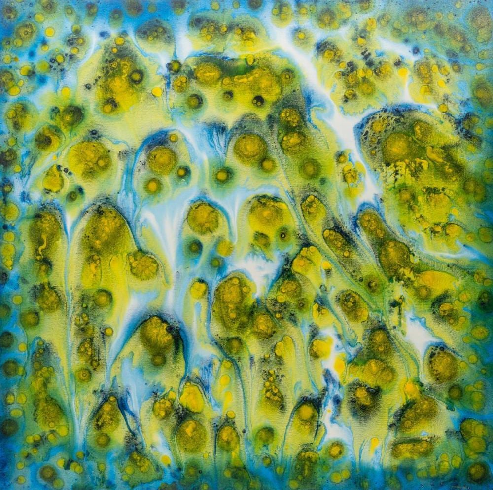 Ralph White comparable auction result: ralph white fractal moment 1997 98 acrylic on canvas 59 x 59