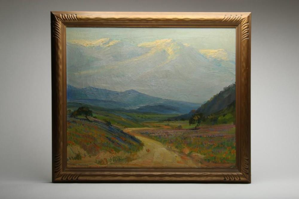 James Arthur Merriam comparable auction result: james arthur merriam oil on canvas landscape