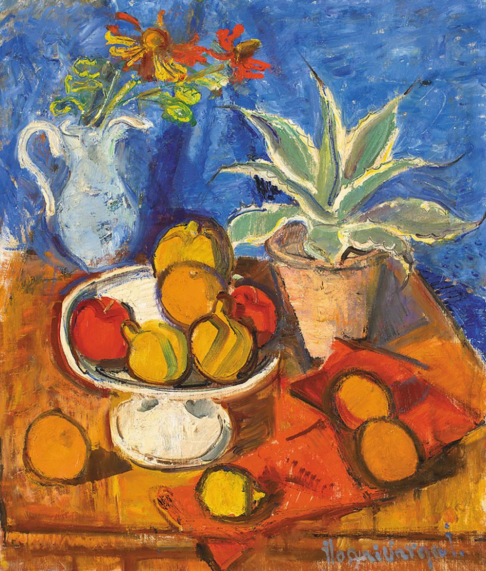 colorful still life · Virág Judit Gallery · 2018-12-16 István Ilosvai Varga comparable auction result: colorful still life