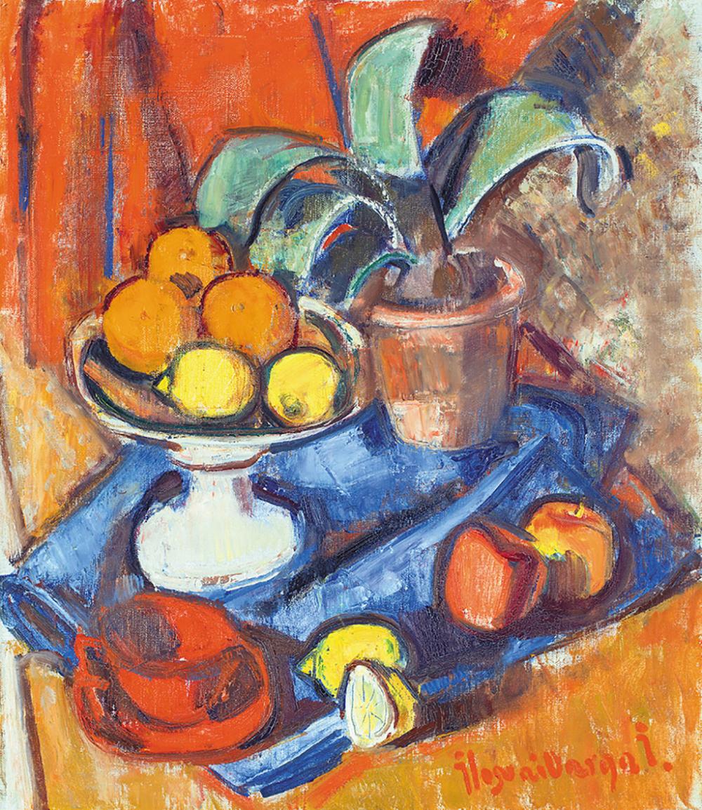 still life on the table · Virág Judit Gallery · 2018-12-16 István Ilosvai Varga comparable auction result: still life on the table