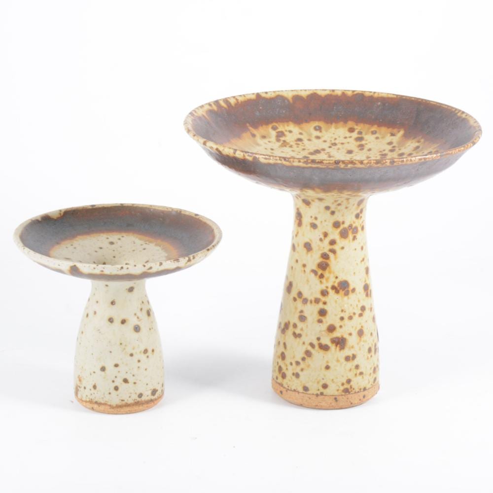 barbara cass two stoneware studio pottery vessels with flared rims iron · Gildings Auctioneers · 2018-12-04 Barbara Cass comparable auction result: barbara cass two stoneware studio pottery vessels with flared rims iron