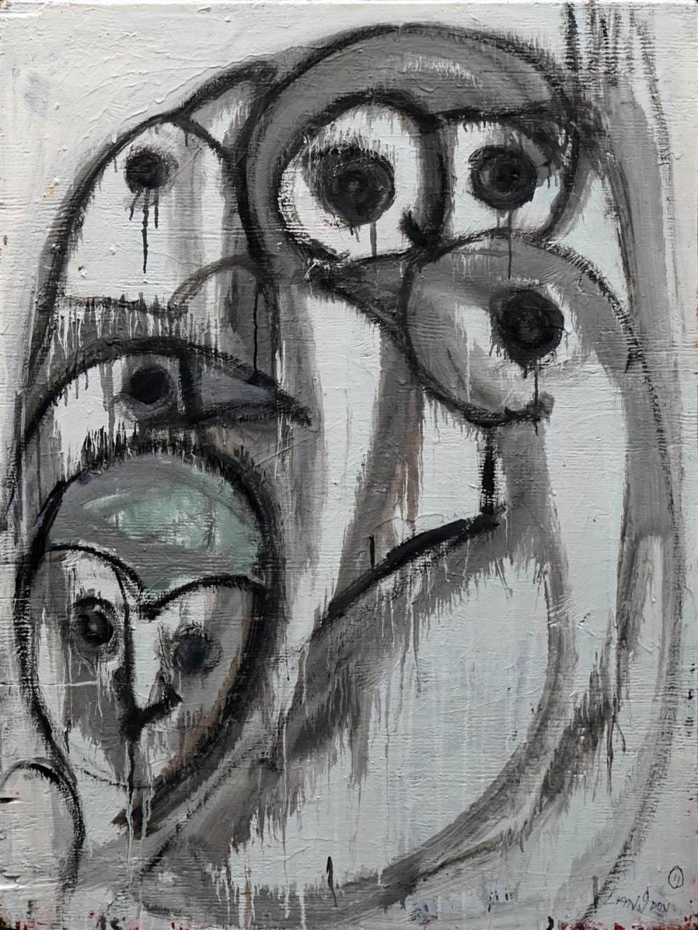 Stephen Langdon comparable auction result: stephen langdon boy and birds 122 x 91 5cm