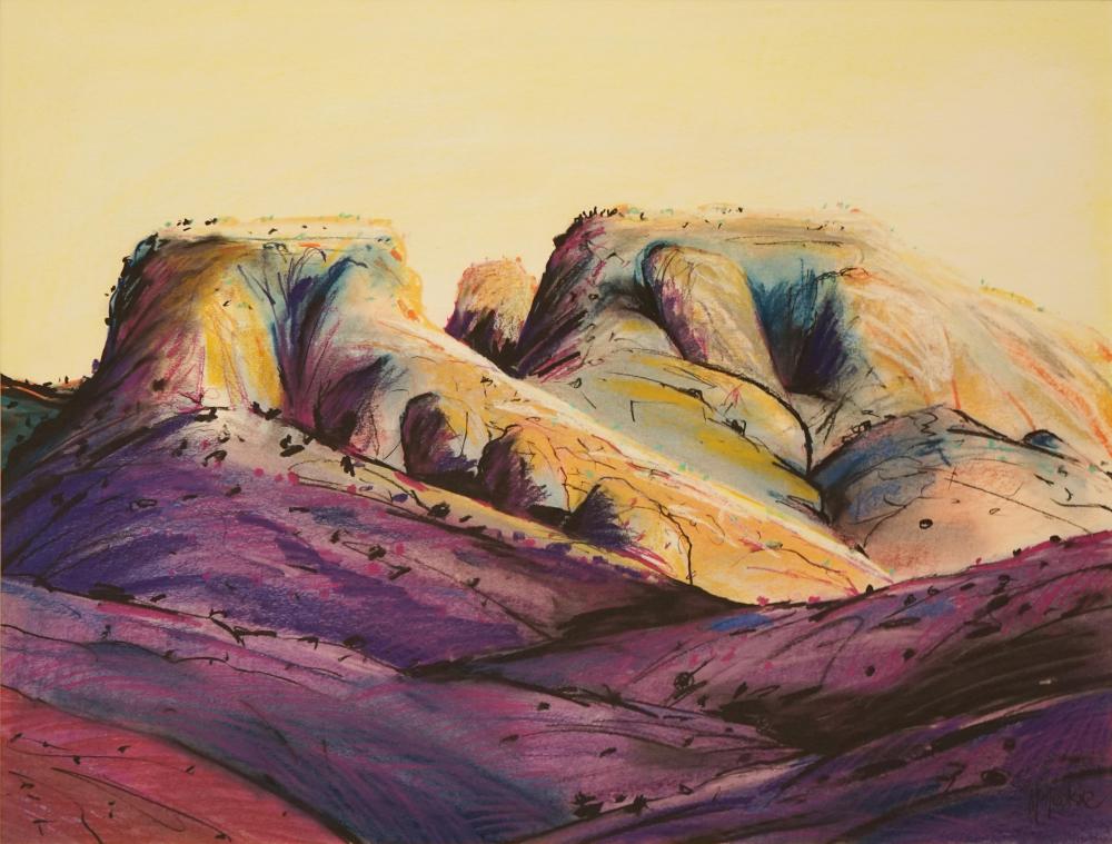 Mal Leckie comparable auction result: mal leckie 1952 sugarloaf rock 65 x 80cm