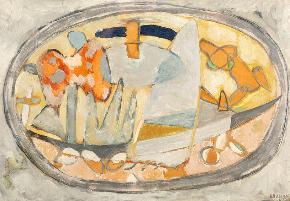 Marek Wlodarski comparable auction result: marek wlodarski still nature with butterfly
