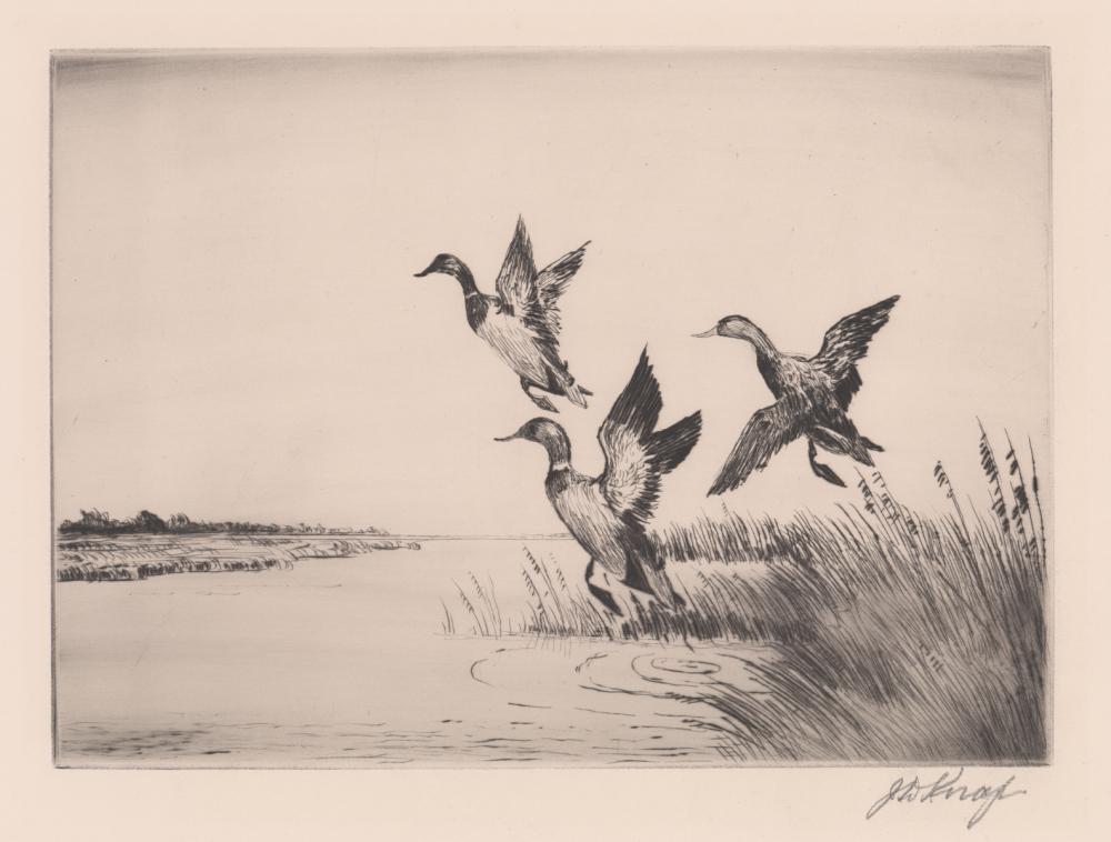 j d knap signed etching · Grant Zahajko Auctions, LLC · 2018-12-13 J. D. Knap comparable auction result: j d knap signed etching