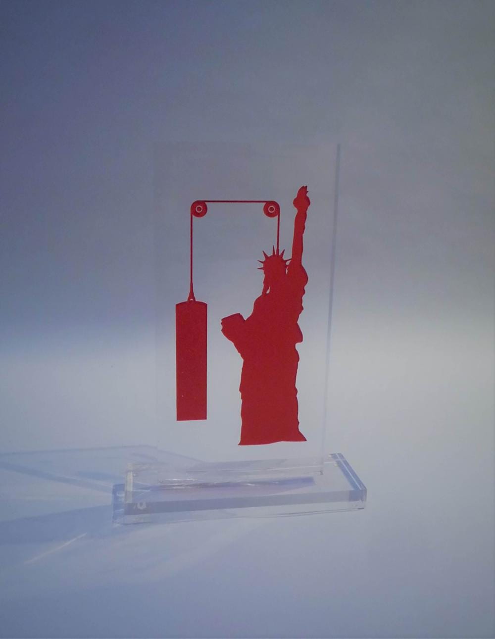Stéphane Chavanis comparable auction result: st phane chavanis n en 1956 statue de la libert en rouge