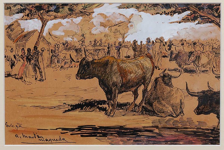 António Martin Maqueda comparable auction result: a martin maqueda 1900 1989