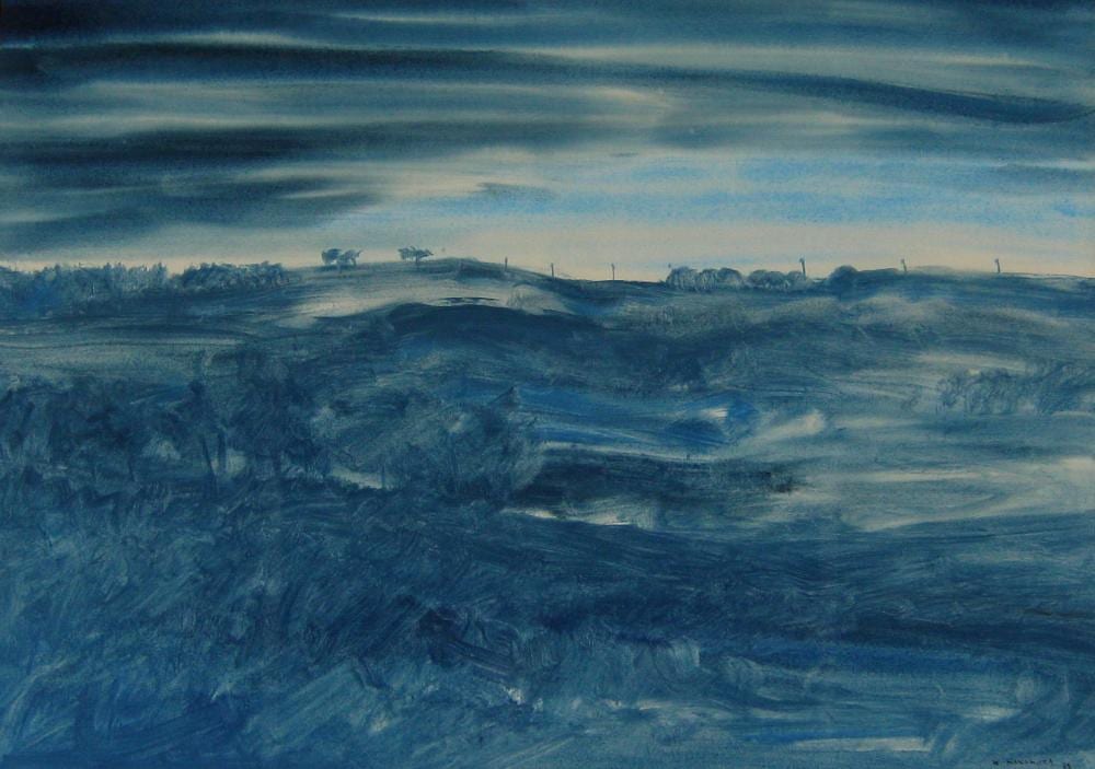 Kazuo Nakamura comparable auction result: kazuo nakamura morning landscape