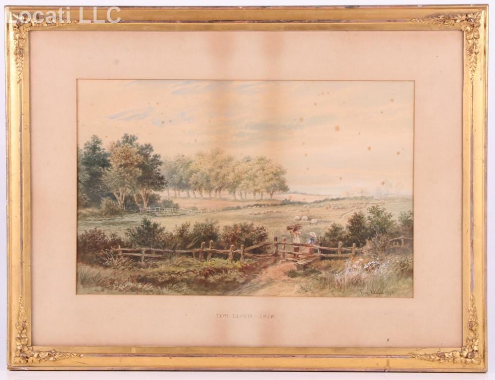tom lloyd british 1849 1923 watercolor · Locati LLC · 2018-12-17 Tom LLoyd comparable auction result: tom lloyd british 1849 1923 watercolor