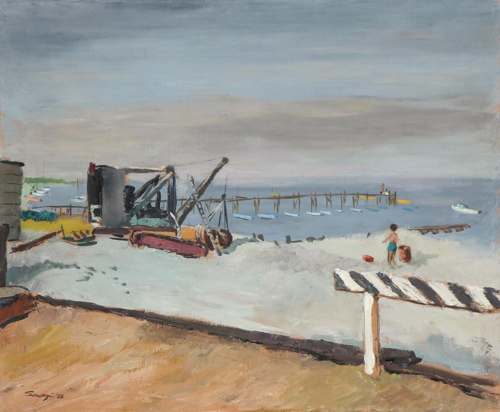 Albert B. Serwazi comparable auction result: albert b serwazi american pennsylvania 1905 1992 early morning on the bay