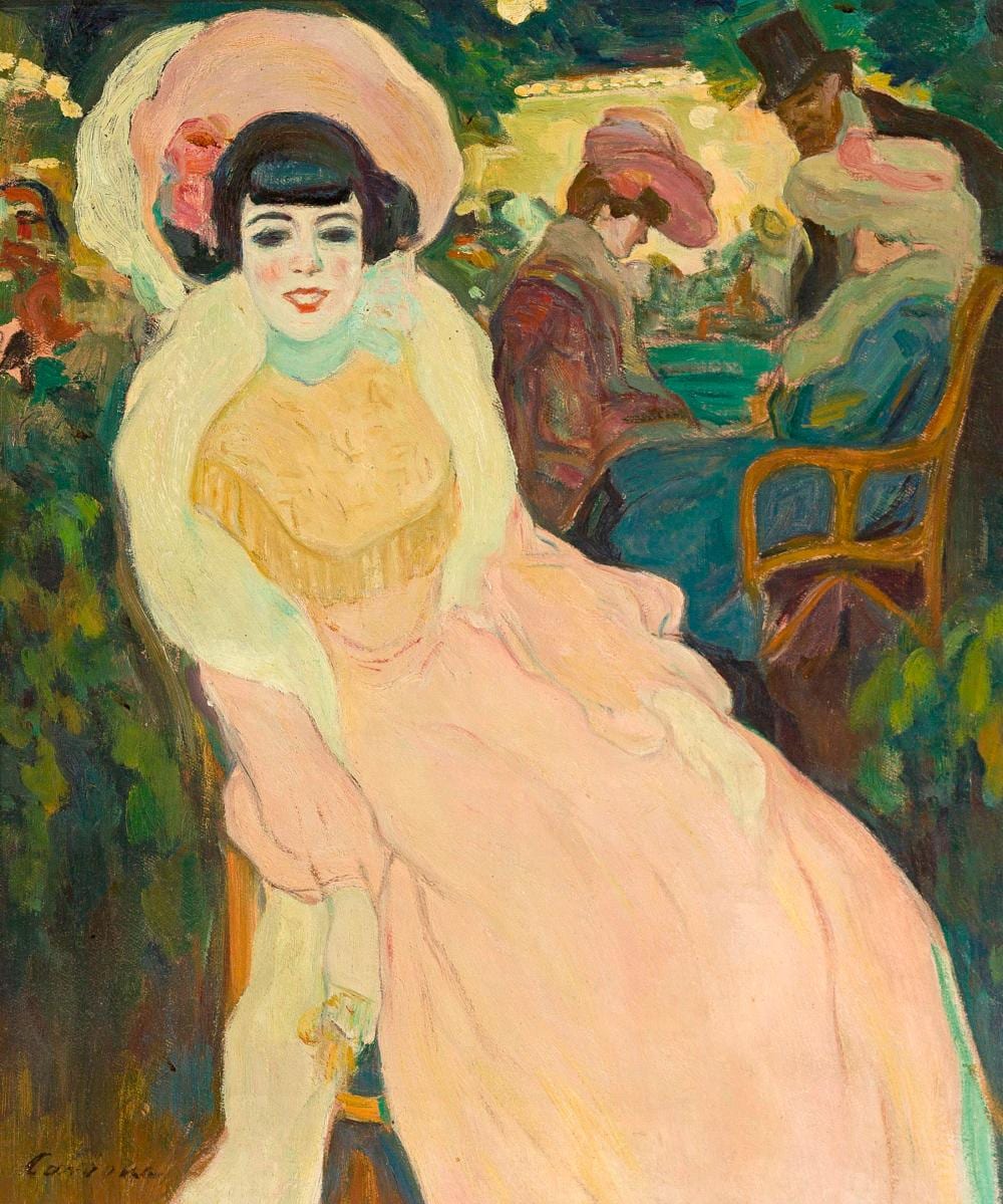 Joan Cardona Lladós comparable auction result: joan cardona llad s paris scene oil on canvas