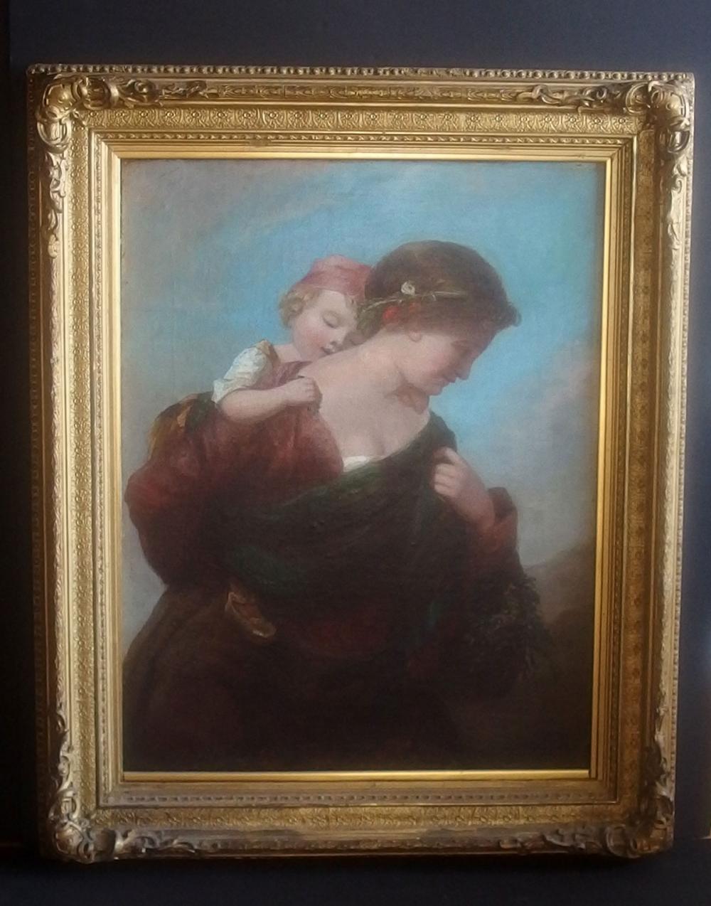 Carl Rahl comparable auction result: carl rahl attrib 19th century portrait painting