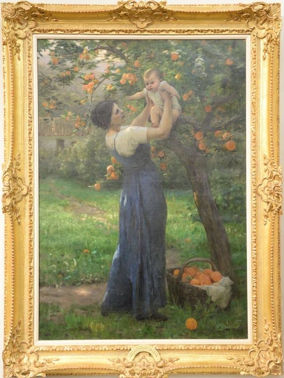 virginie demont breton 1859 1935 oil on canvas mere et enfant dans le jardin mother and child in the garden picking ora · Nadeau's Auction Gallery · 2019-01-01 Virginie Demont-Breton comparable auction result: virginie demont breton 1859 1935 oil on canvas mere et enfant dans le jardin mother and child in the garden picking ora