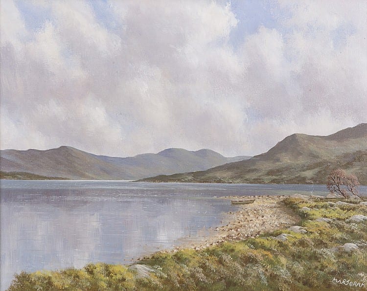 gerard marjoram b 1936 lough swilly donegal oil on canvas 39 x 48cmsigned · Adam's · 2018-12-16 Gerard Marjoram comparable auction result: gerard marjoram b 1936 lough swilly donegal oil on canvas 39 x 48cmsigned