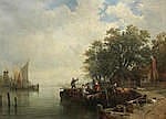 Edmund Thornton Crawford comparable auction result: edmund thornton crawford scottish 1806 1885 a dutch river