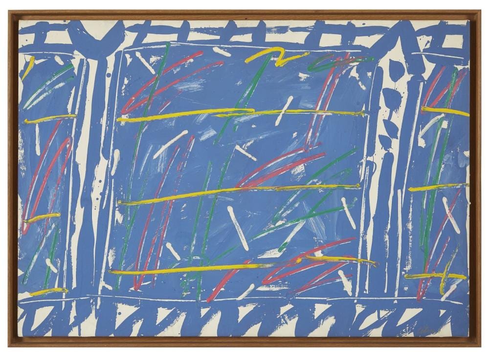 Pierre Célice comparable auction result: pierre c lice 1932 composition 1989 huile sur toile sign e et dat e au d