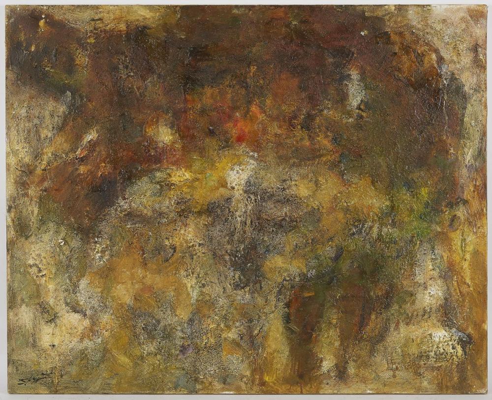 Tigran Agadjanian comparable auction result: tigran agadjanian 1960 sans titre 2005 huile sur toile sign e et dat e a