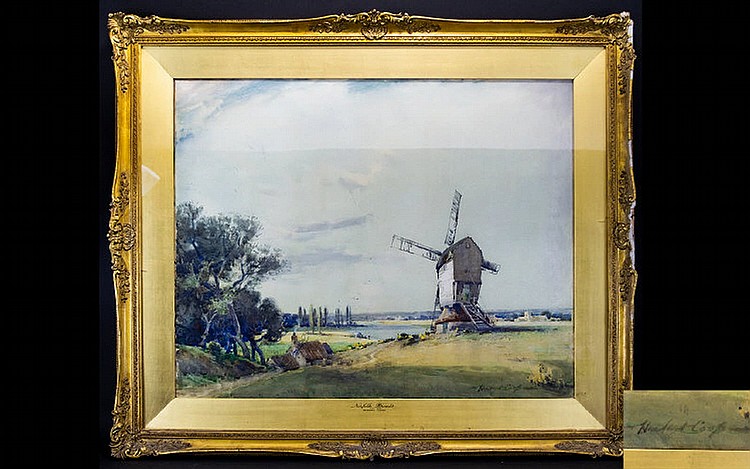 Hubert Coop comparable auction result: hubert coop british 1872 1953 original watercolour on paper titled nor