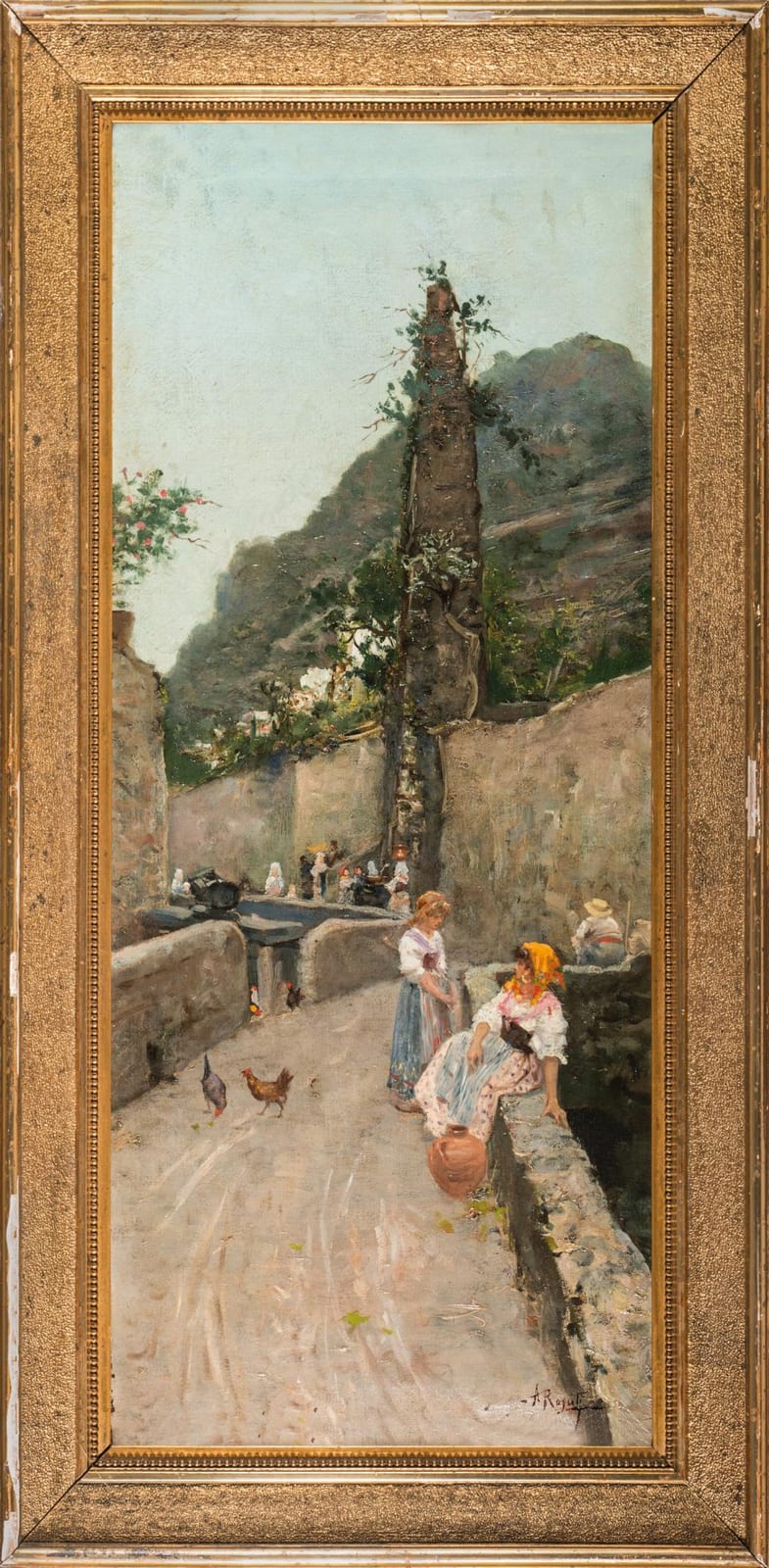 Alberto Rosati comparable auction result: alberto rosati strada di paese