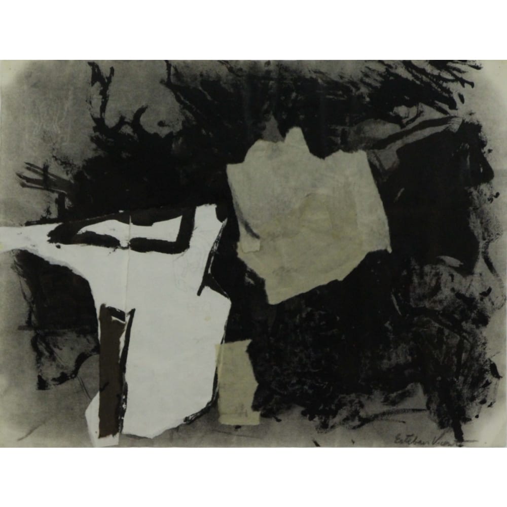 Vicente López y Portaña comparable auction result: vicente esteban collage on paper abstract