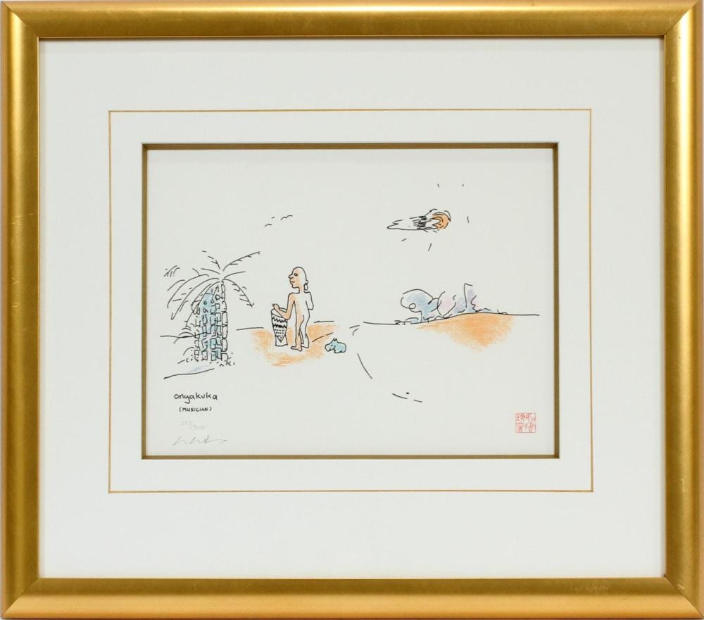 JOHN & YOKO LENNON SERIGRAPH sold by DuMouchelles, lot 2357 — auction record photograph