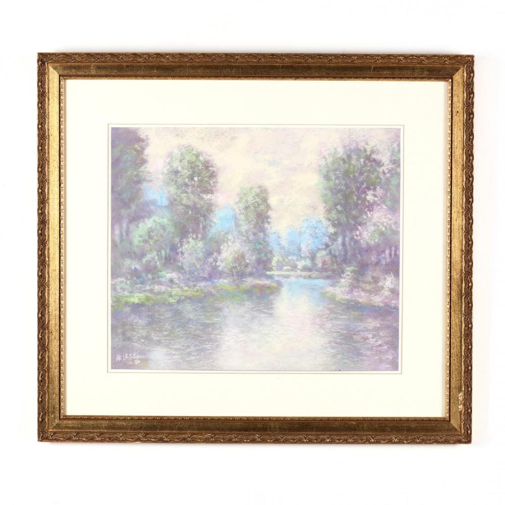 Philip Lekki comparable auction result: philip lekki ny 1949 2017 impressionist landscape pastel