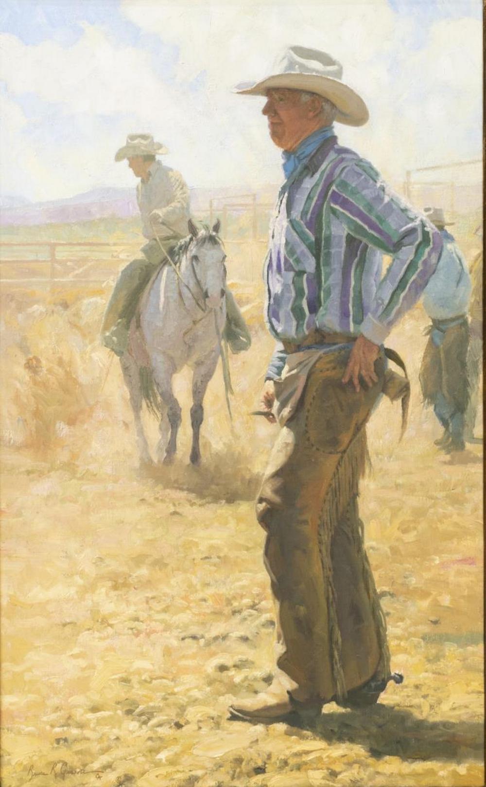 Bruce Greene comparable auction result: bruce greene texas b 1953 sun sand 38 x24