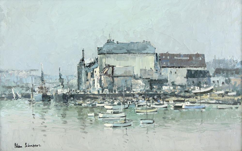 Alan Simpson comparable auction result: alan simpson british 1941 2007 looking towards